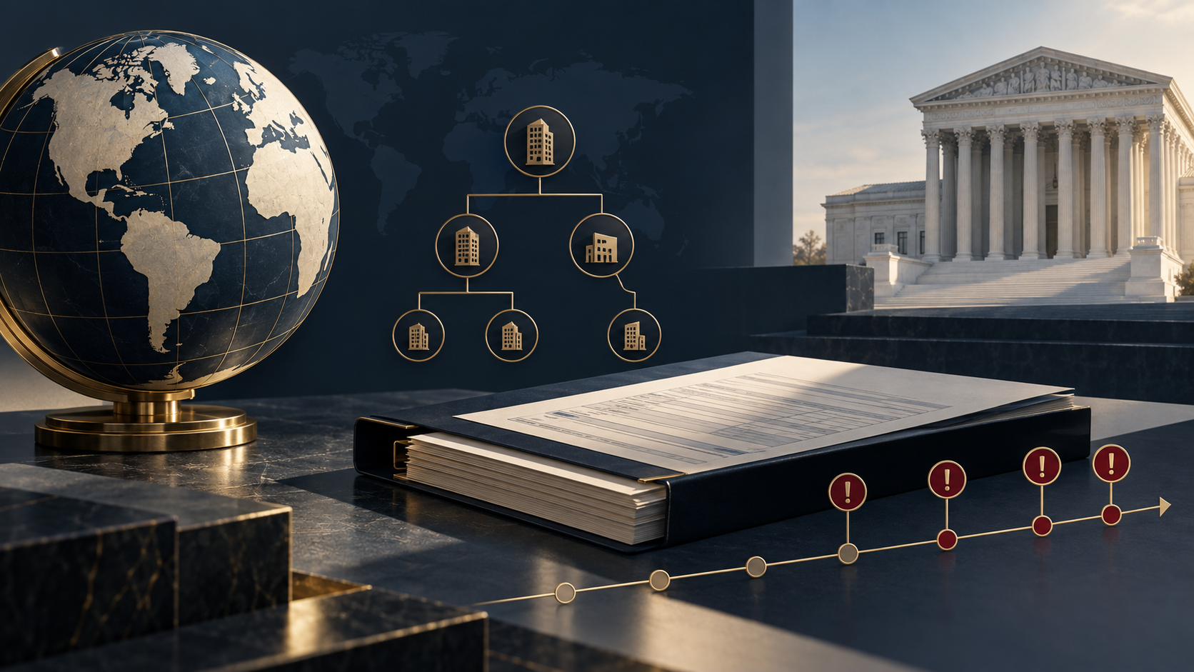 A foreign information return, penalty timeline, appellate opinion, and entity ownership chart