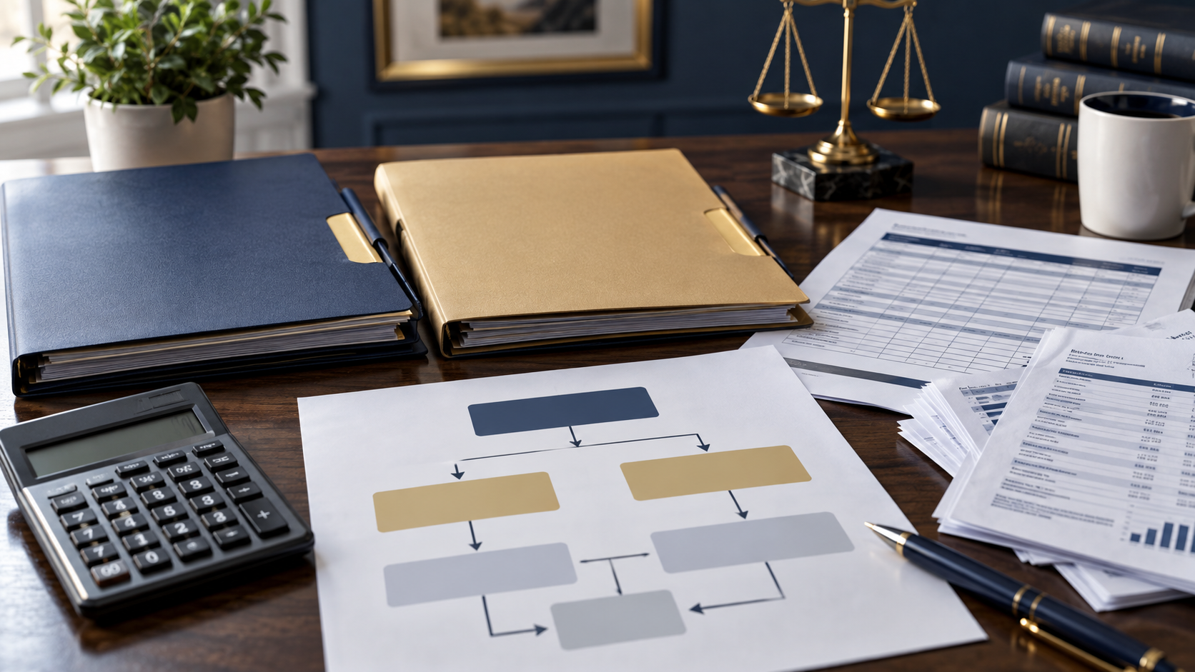 Two tax-resolution files compared against the same verified household financial statement