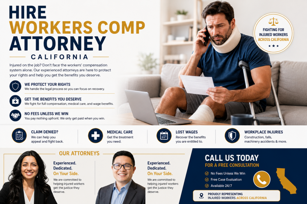 hire workers comp attorney California